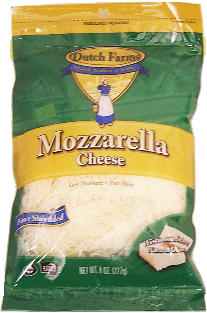 Dutch Farms  mozzarella cheese, low moisture, fancy shredded Full-Size Picture